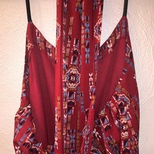 Boho tribal racer back sundress